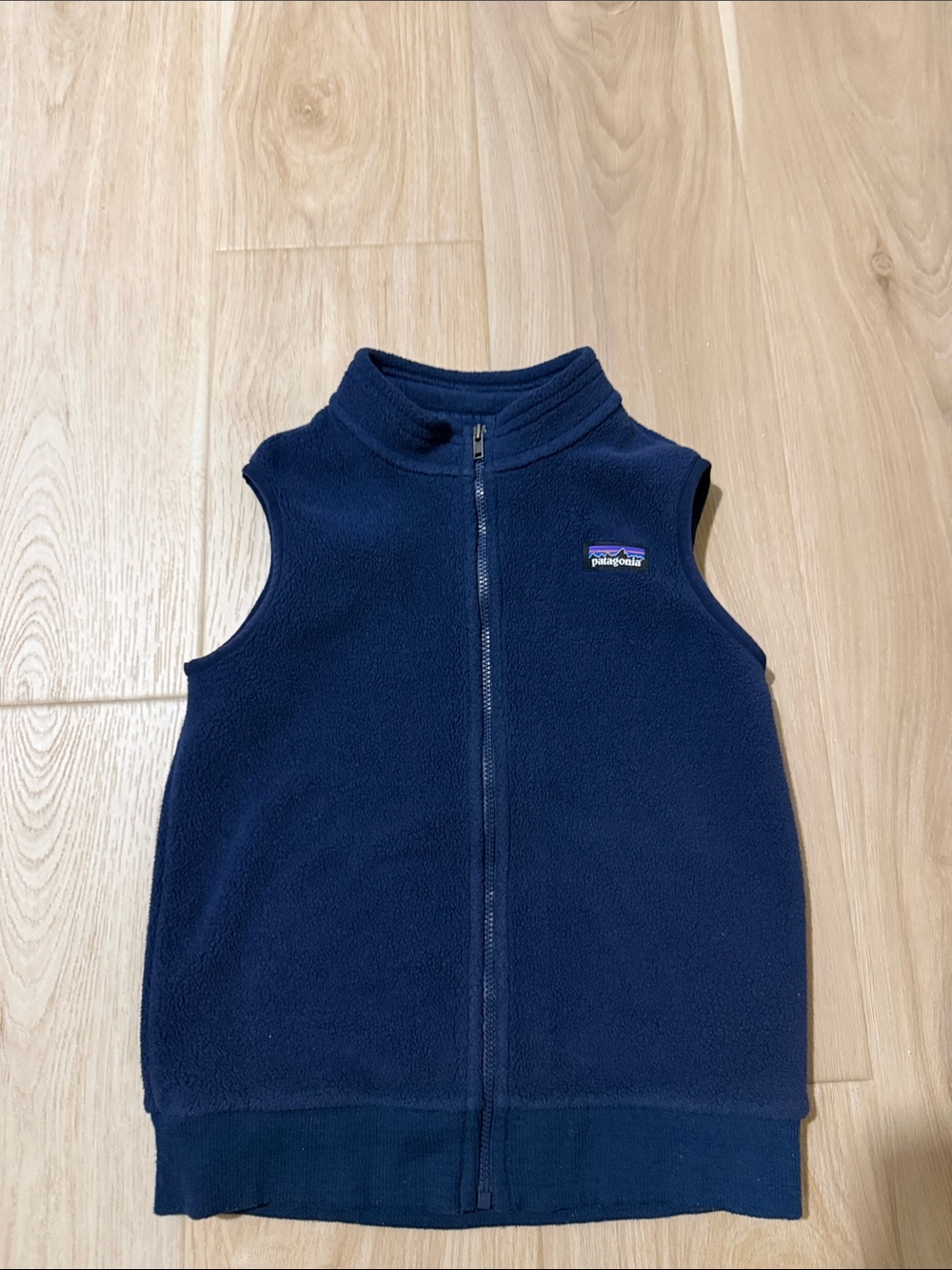 Patagonia Navy Blue Sleeveless Fleece Vest
